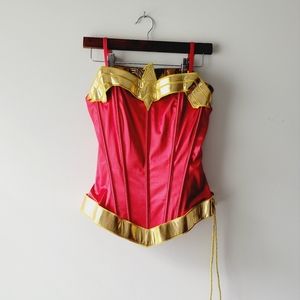 Wonder Women Halloween two piece costume size L/XL